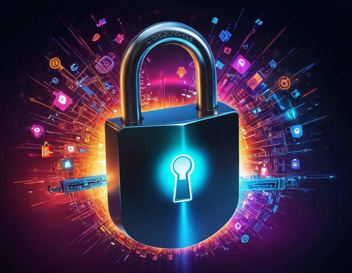 A digital landscape featuring a locked padlock being opened by a glowing key, symbolizing the concept of unlocking the web. The background showcases a diverse array of websites and social media icons breaking free from chains, representing censorship. Include hands reaching out towards the light of digital freedom, with vibrant colors to evoke hope and enlightenment. cyberpunk. vibrant colors. super-realistic.